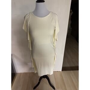 NWT Chiara Boni Yellow Dress Size Small